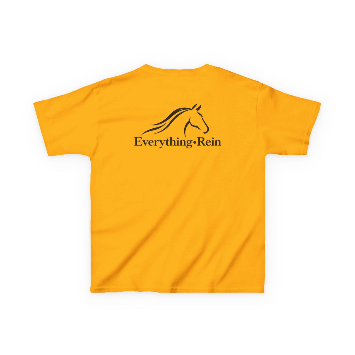 Everything Rein Horse Logo Kids T-Shirt | Minimal Equestrian Apparel