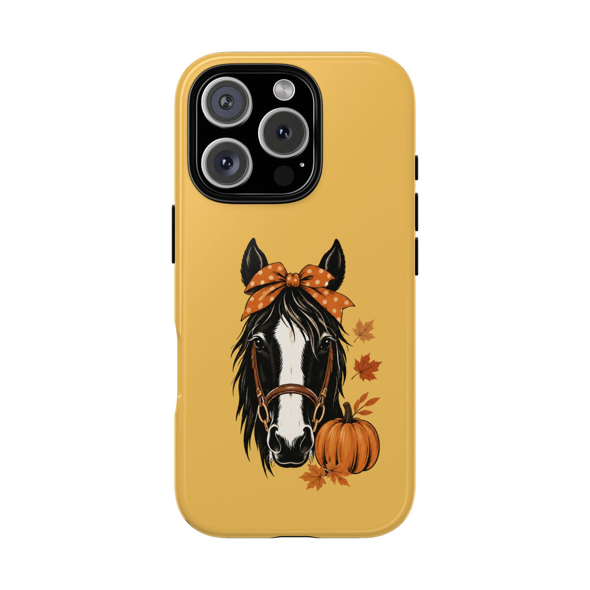 Autumn Horse Pumpkin Phone Case