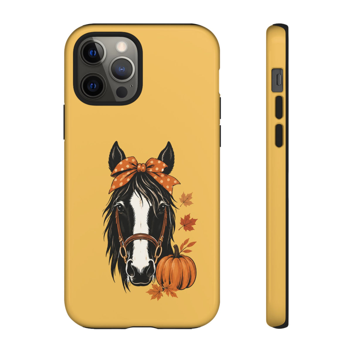 Autumn Horse Pumpkin Phone Case