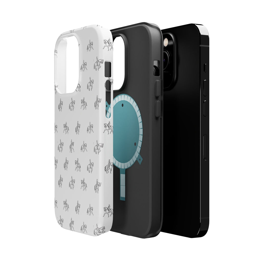 Tiny Horse Pattern Phone Case | Magnetic Impact-Resistant Case