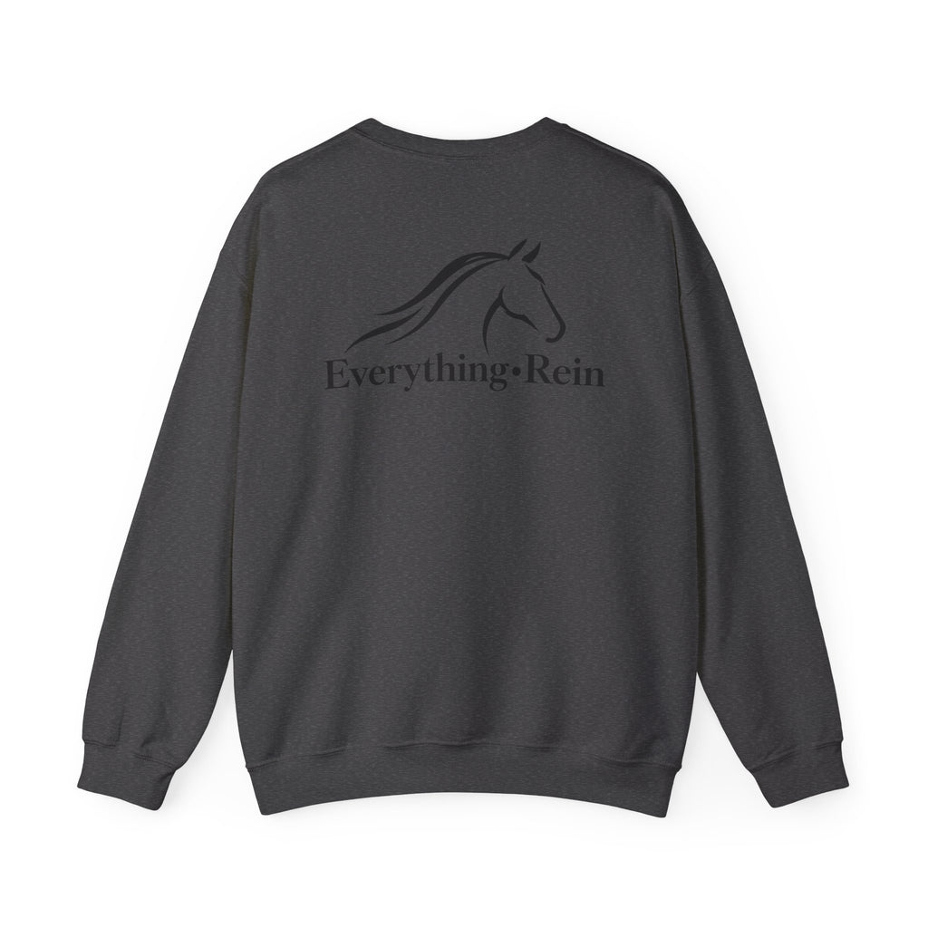 Everything Rein horse head logo Sweatshirt | equestrian riding apparel