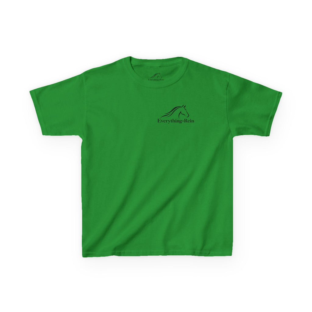 Everything Rein Horse Logo Kids T-Shirt | Minimal Equestrian Apparel