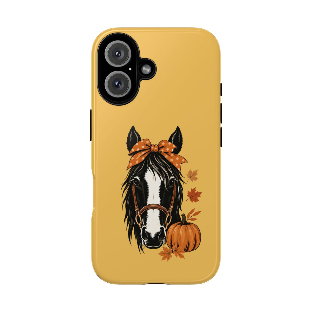 Autumn Horse Pumpkin Phone Case