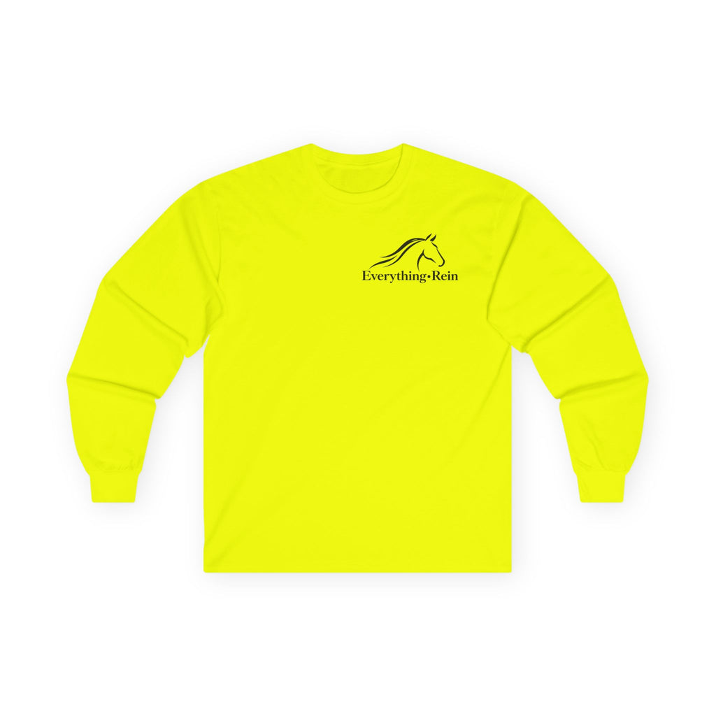Horse Head logo Everything Rein Long Sleeve Tee | Equestrian Shirt