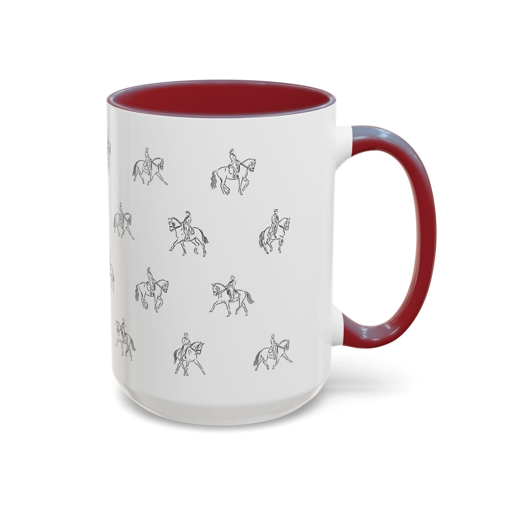 Dressage Pattern Mug | Accent Coffee Mug