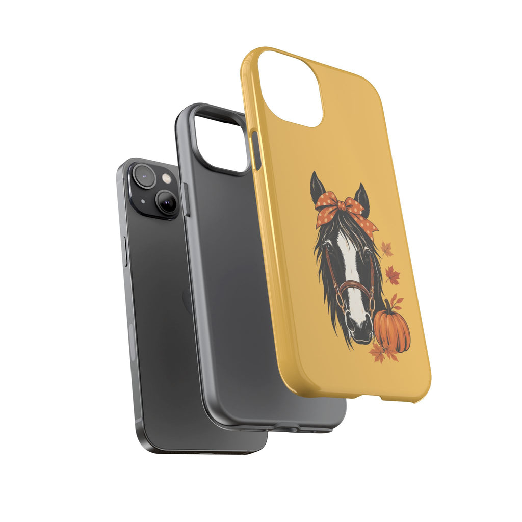 Autumn Horse Pumpkin Phone Case