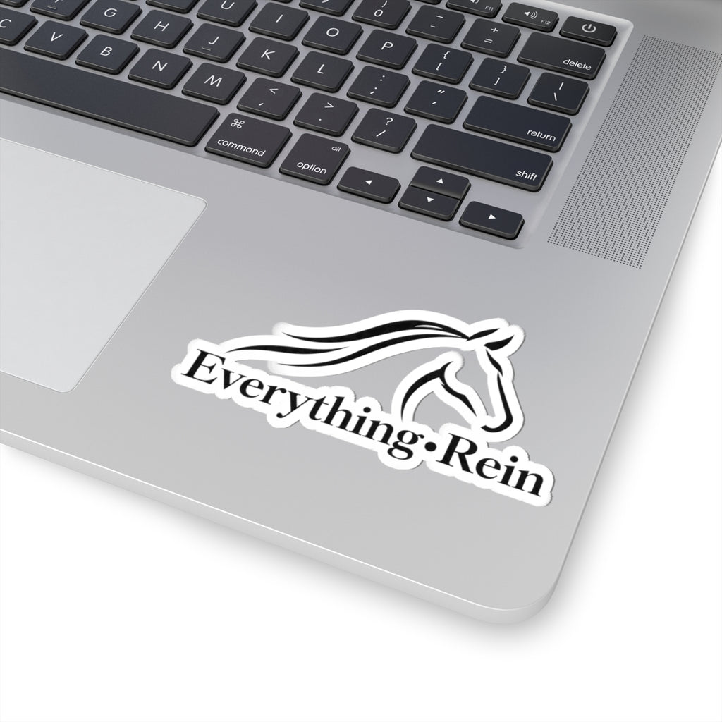 Everything Rein Horse Logo Kiss-Cut Sticker — Equestrian Laptop Decal