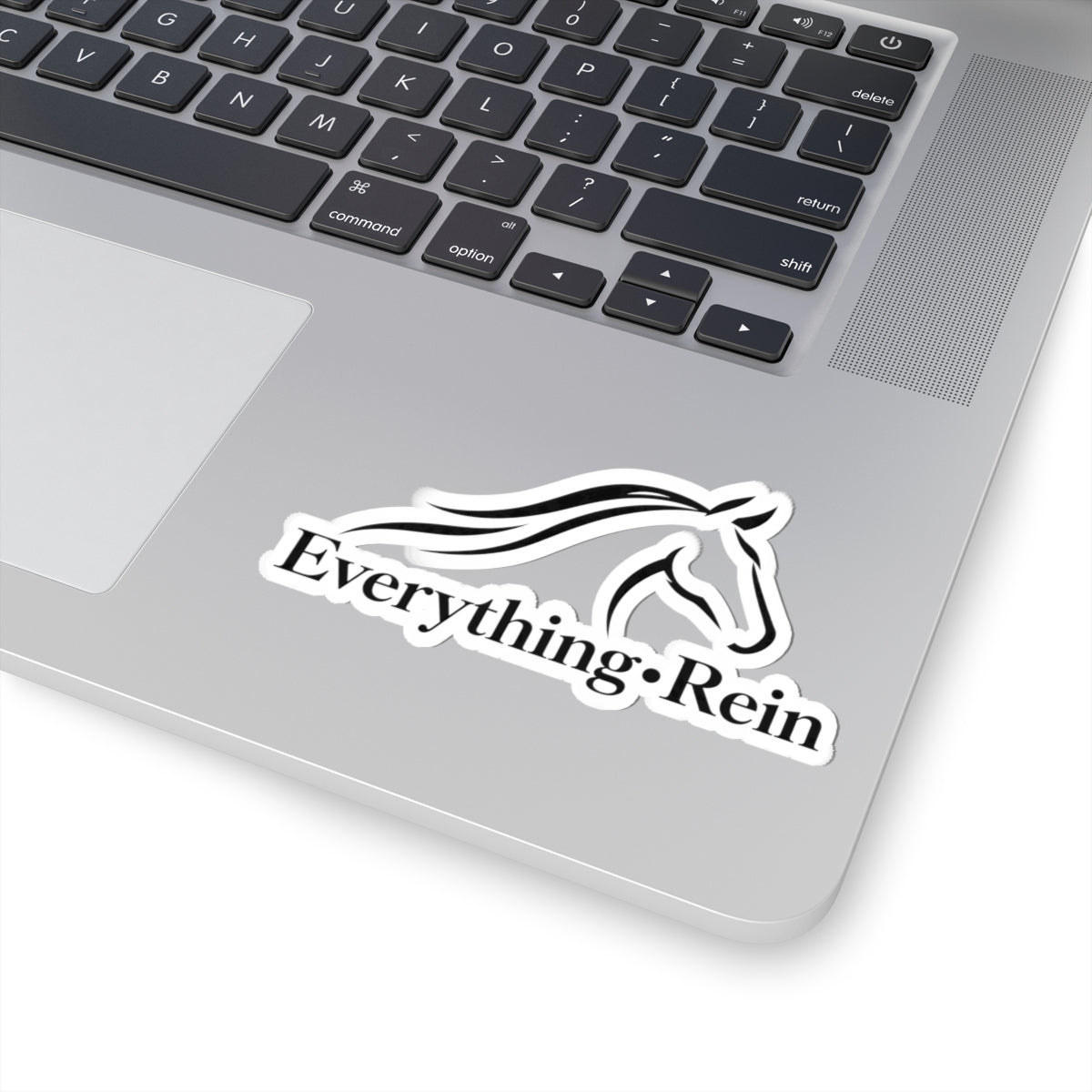 Everything Rein Horse Logo Kiss-Cut Sticker — Equestrian Laptop Decal