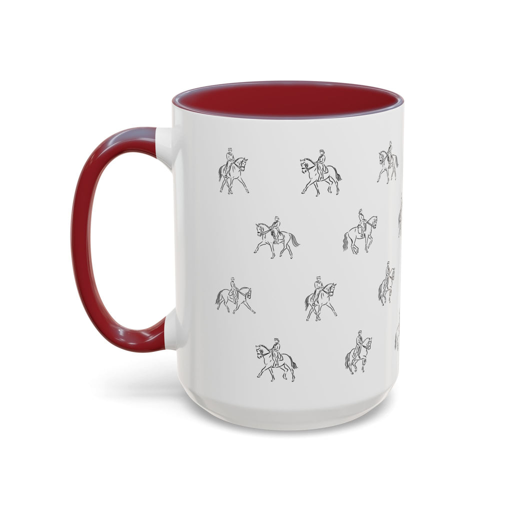 Dressage Pattern Mug | Accent Coffee Mug