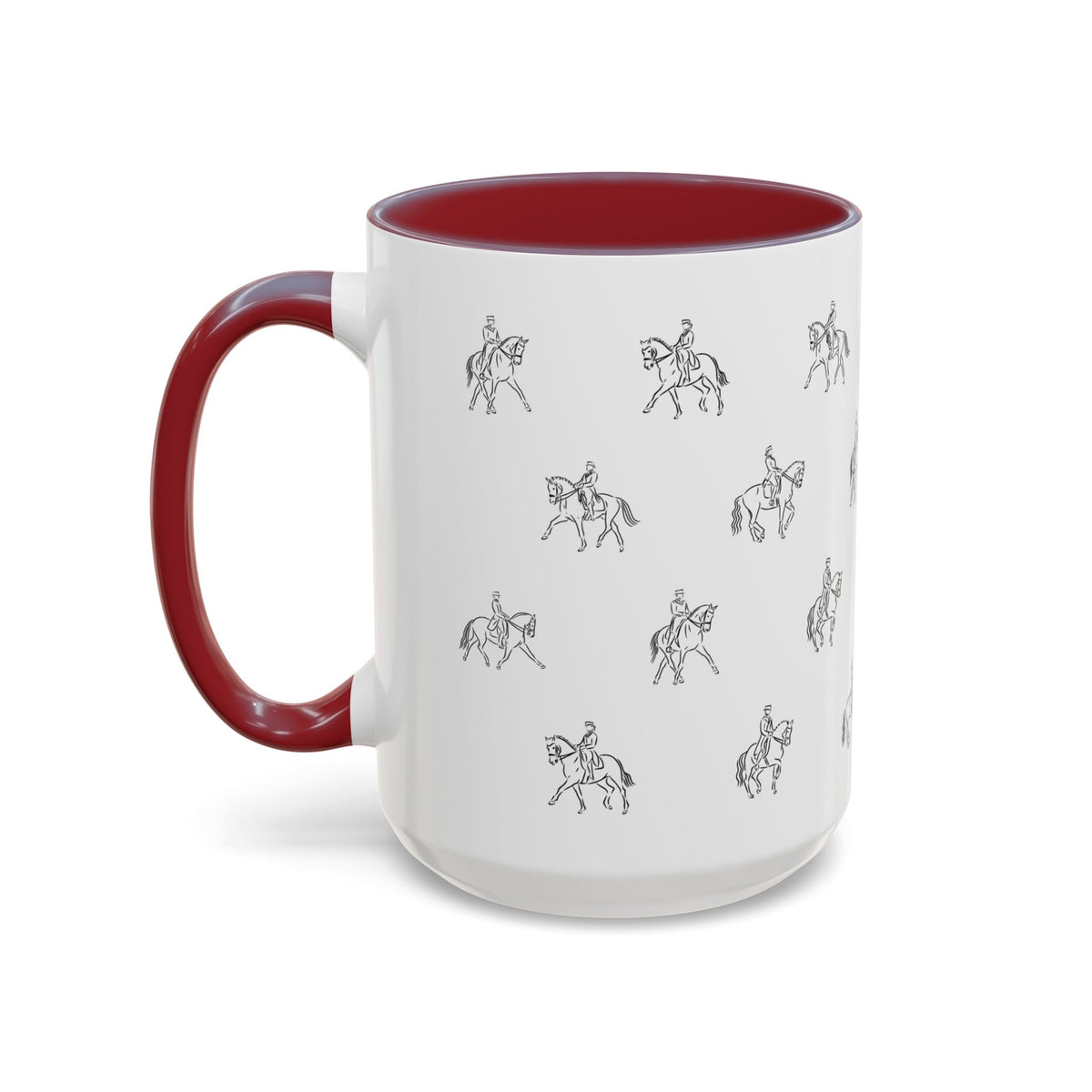 Dressage Pattern Mug | Accent Coffee Mug