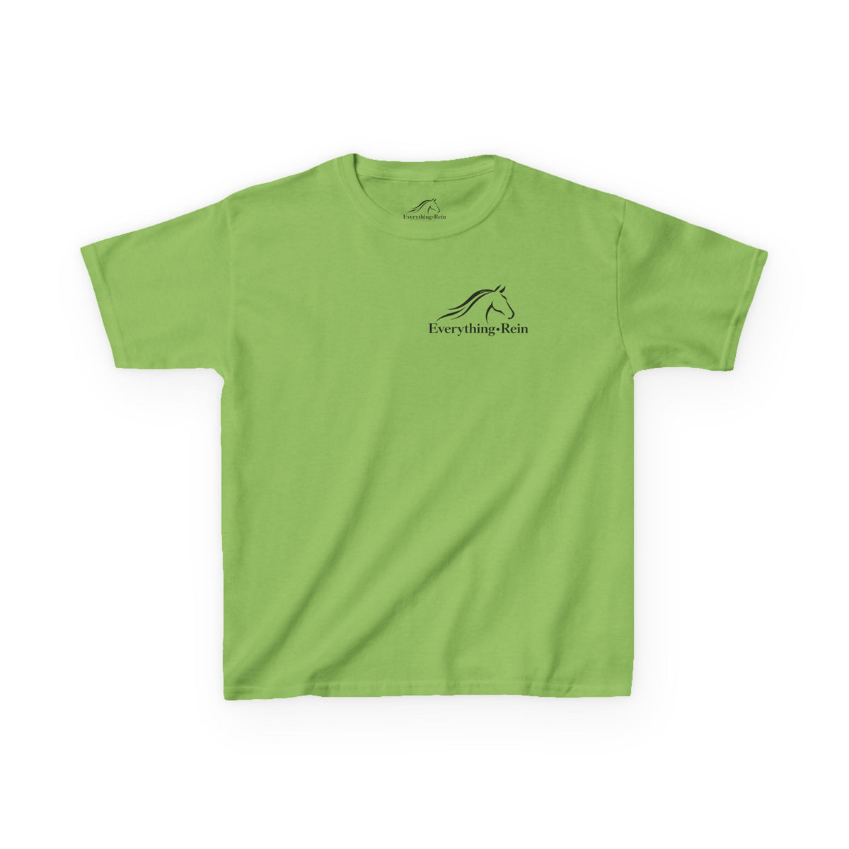 Everything Rein Horse Logo Kids T-Shirt | Minimal Equestrian Apparel