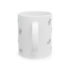 Dressage Pattern Mug | Horseback Riding Ceramic Mug
