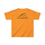 Everything Rein Horse Logo Kids T-Shirt | Minimal Equestrian Apparel