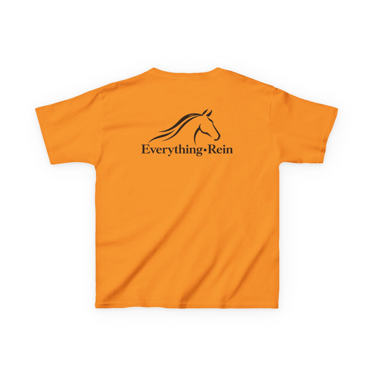 Everything Rein Horse Logo Kids T-Shirt | Minimal Equestrian Apparel