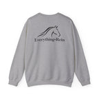 Everything Rein horse head logo Sweatshirt | equestrian riding apparel