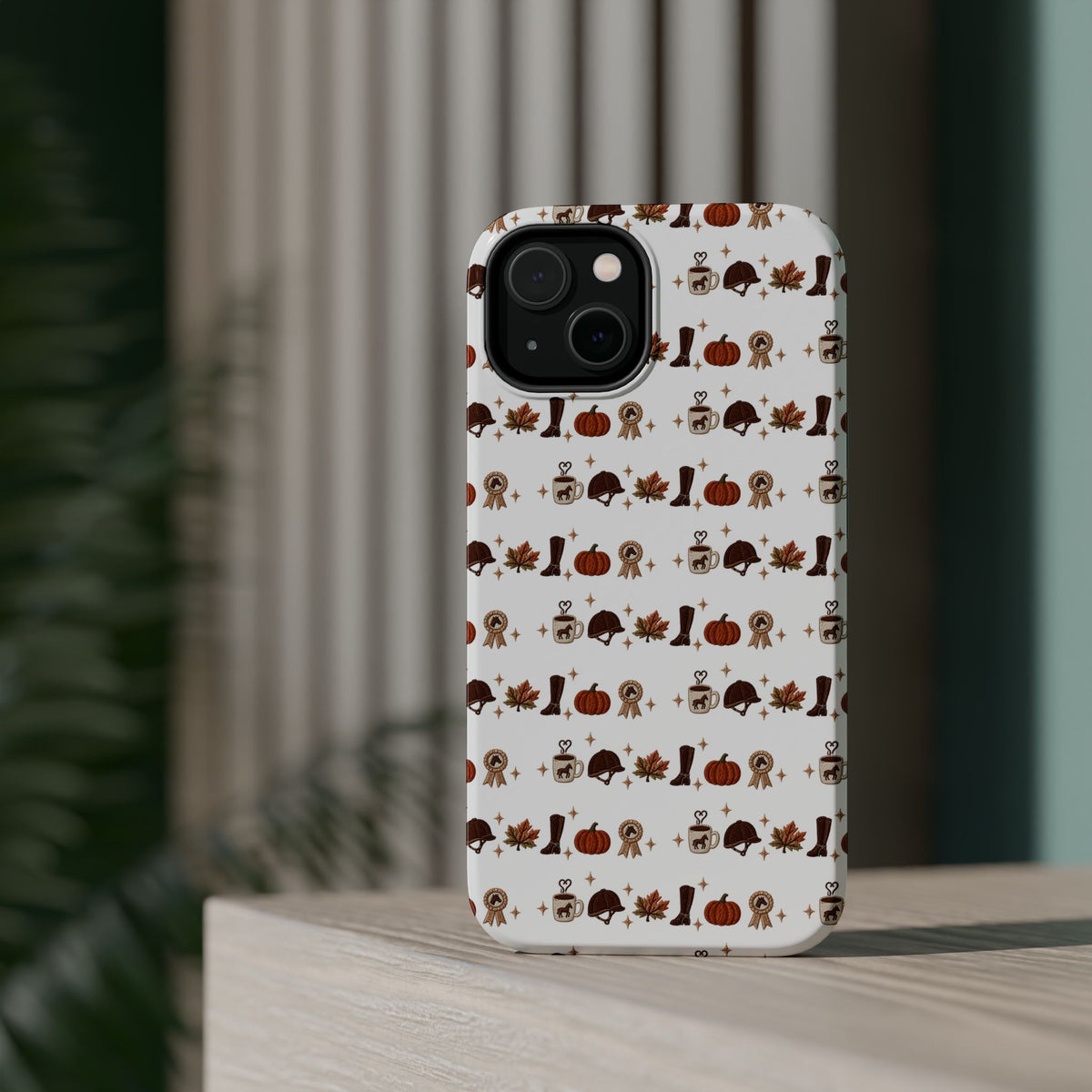 Autumn Woodland Pattern Phone Case | Magnetic Impact-Resistant Case