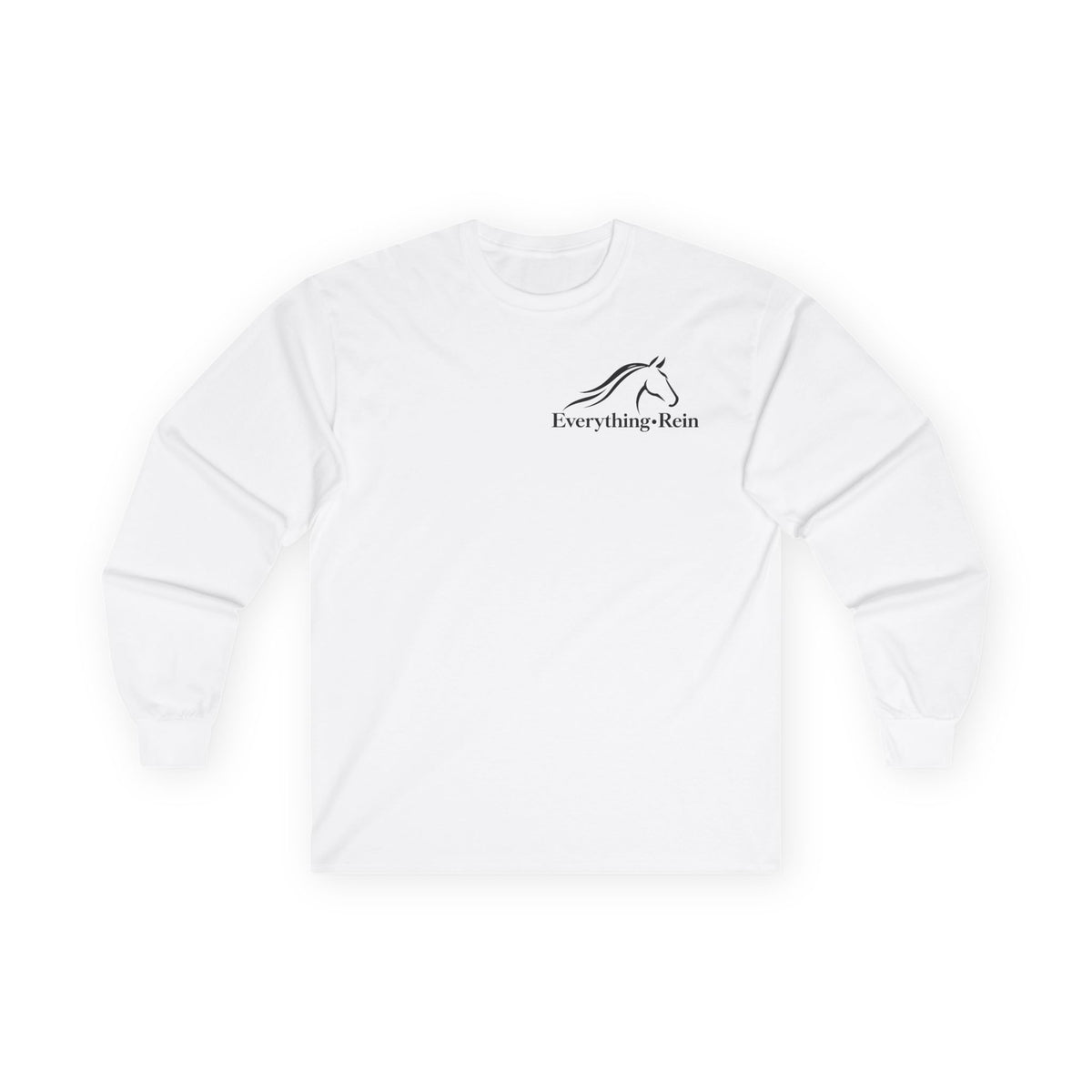 Horse Head logo Everything Rein Long Sleeve Tee | Equestrian Shirt