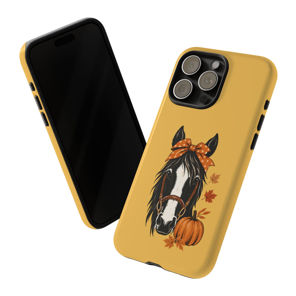 Autumn Horse Pumpkin Phone Case