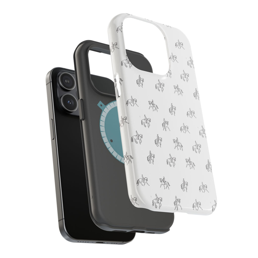 Tiny Horse Pattern Phone Case | Magnetic Impact-Resistant Case