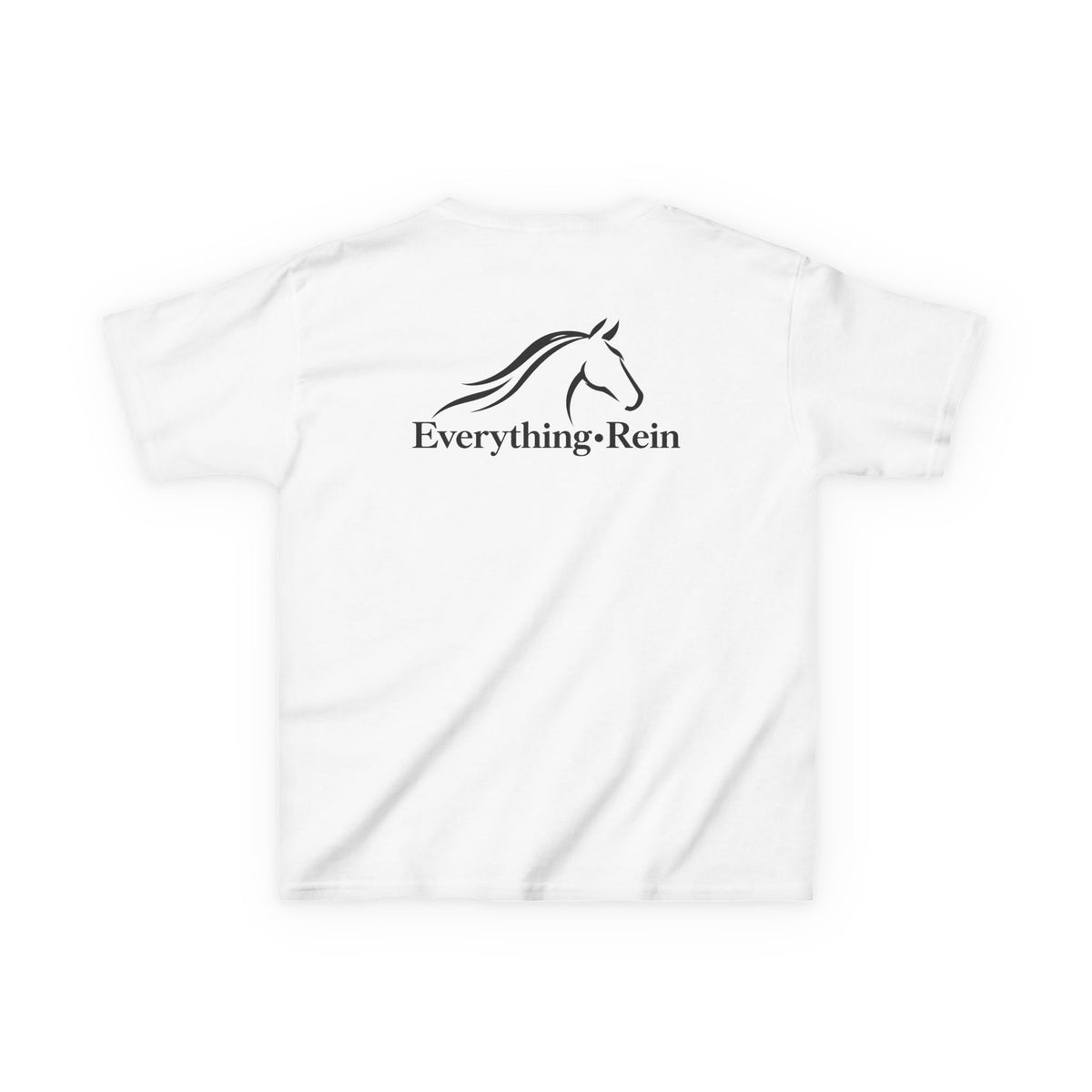 Everything Rein Horse Logo Kids T-Shirt | Minimal Equestrian Apparel