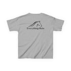 Everything Rein Horse Logo Kids T-Shirt | Minimal Equestrian Apparel