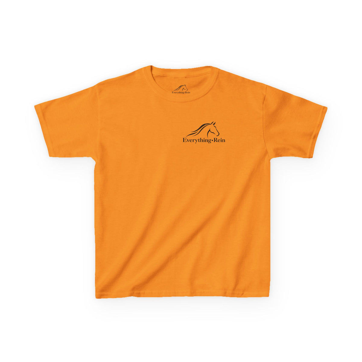 Everything Rein Horse Logo Kids T-Shirt | Minimal Equestrian Apparel