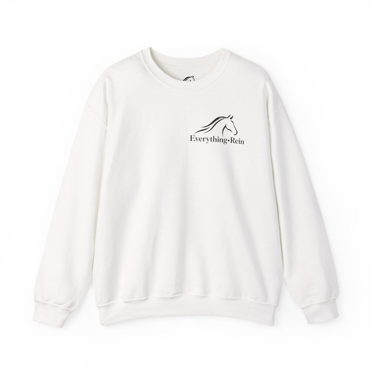 Everything Rein horse head logo Sweatshirt | equestrian riding apparel