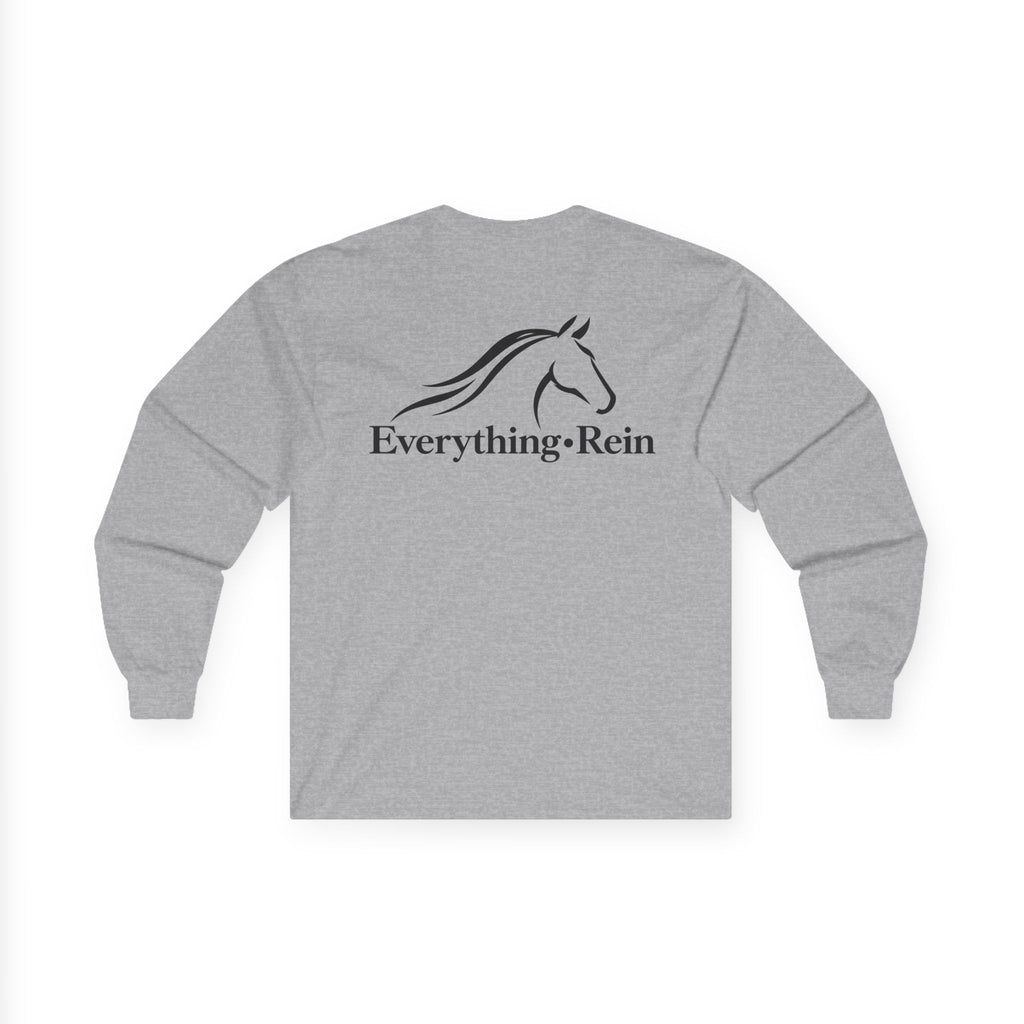 Horse Head logo Everything Rein Long Sleeve Tee | Equestrian Shirt