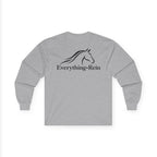 Horse Head logo Everything Rein Long Sleeve Tee | Equestrian Shirt