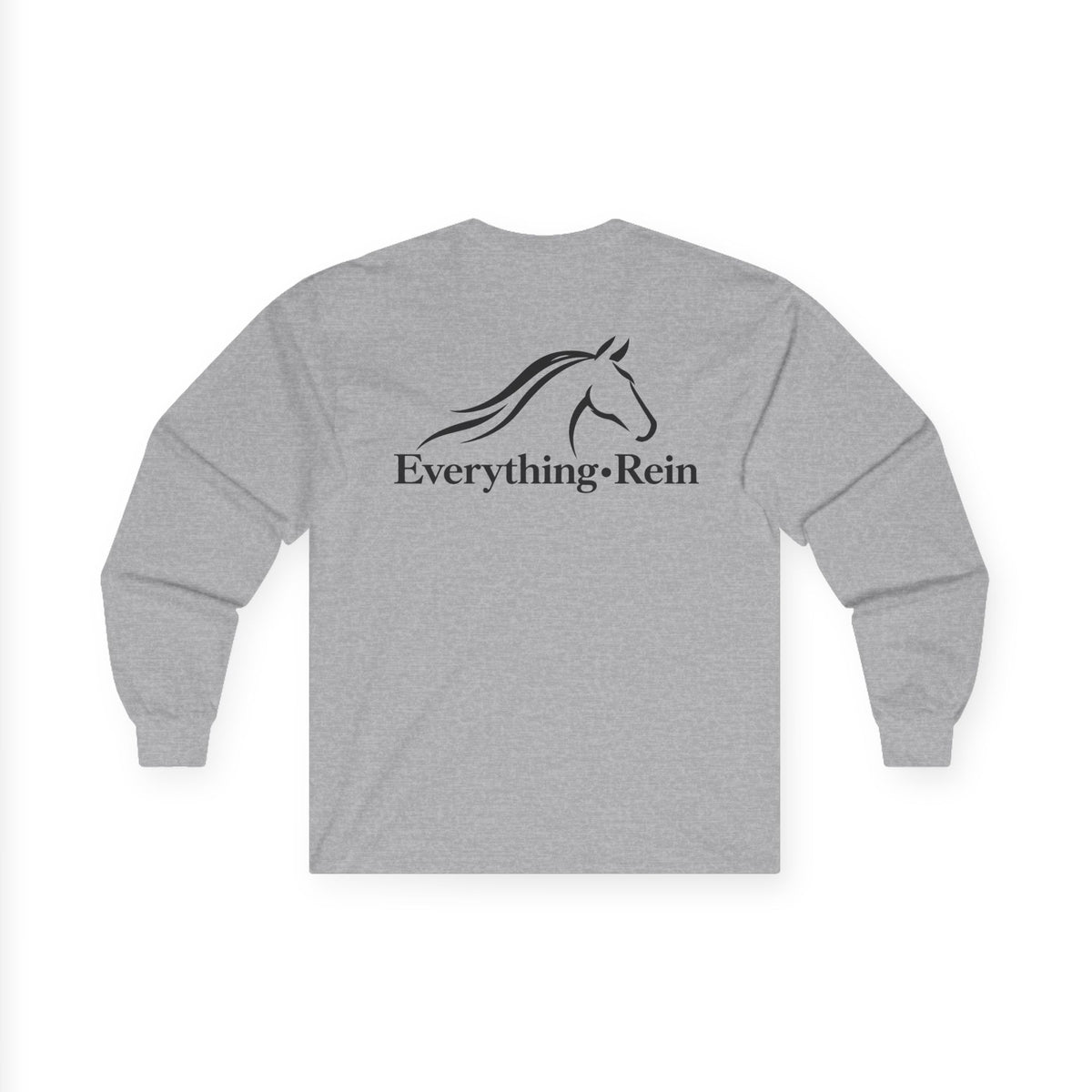 Horse Head logo Everything Rein Long Sleeve Tee | Equestrian Shirt