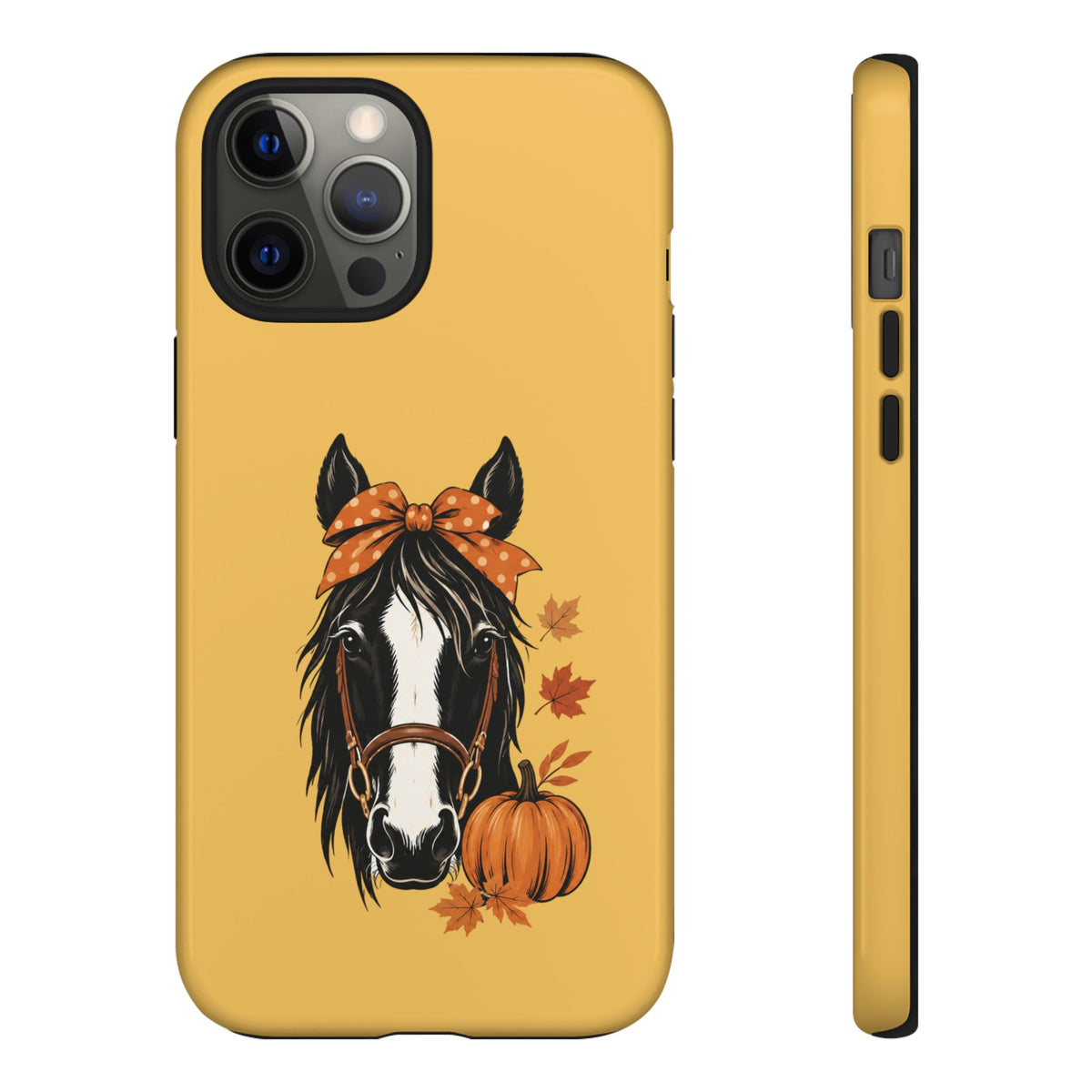 Autumn Horse Pumpkin Phone Case