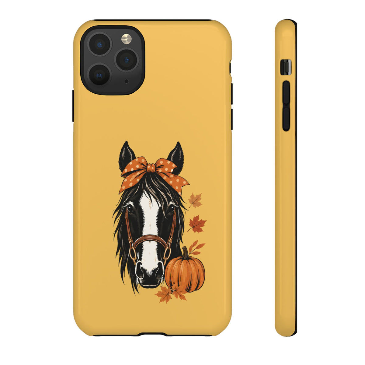 Autumn Horse Pumpkin Phone Case