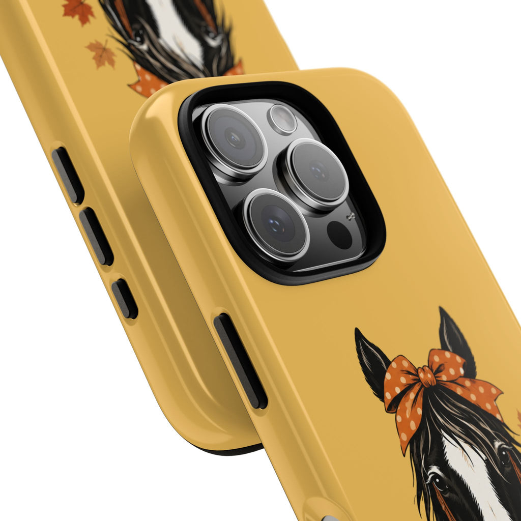 Autumn Horse Pumpkin Phone Case