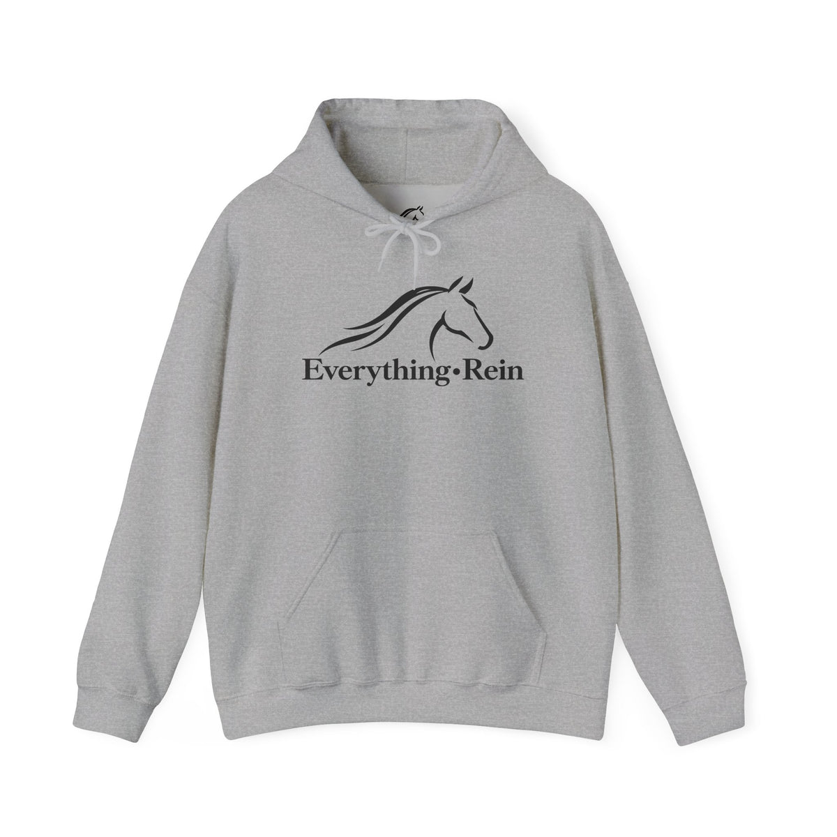 Minimal Horse Head Everything Rein Hoodie | Equestrian Sweatshirt