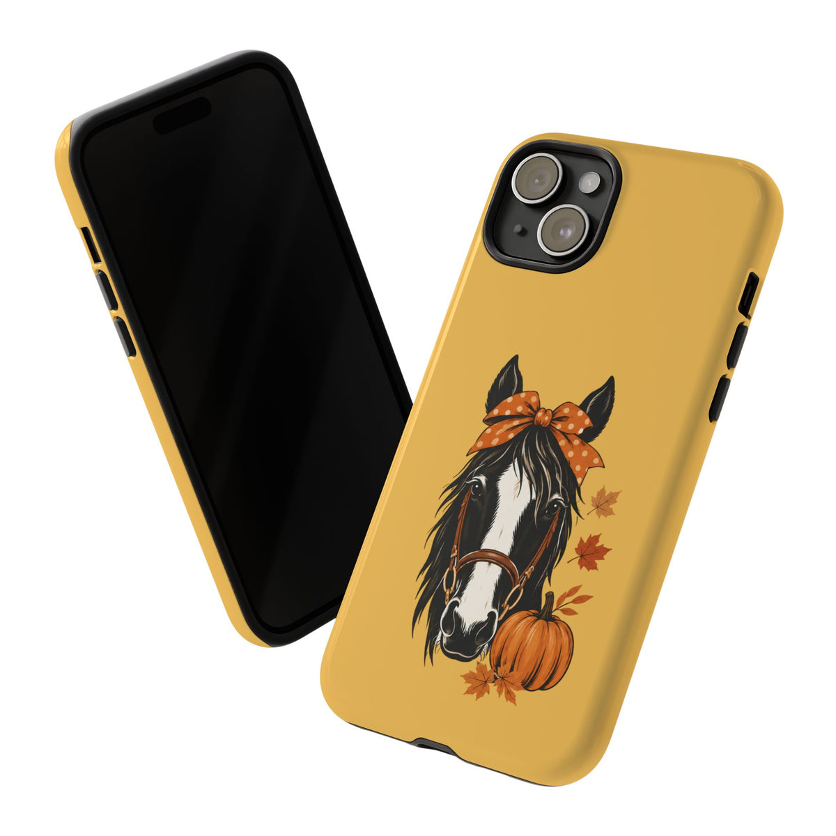 Autumn Horse Pumpkin Phone Case