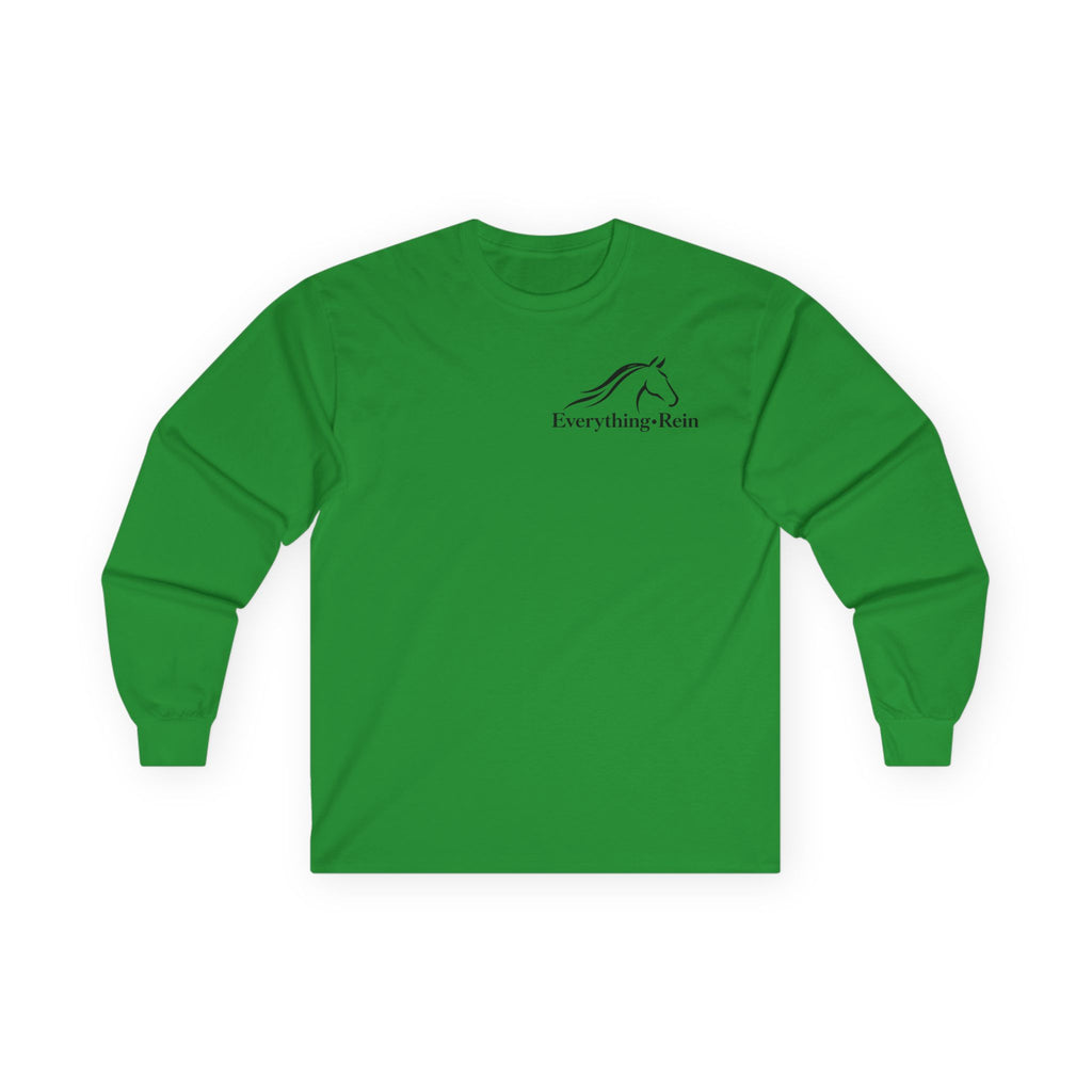 Horse Head logo Everything Rein Long Sleeve Tee | Equestrian Shirt