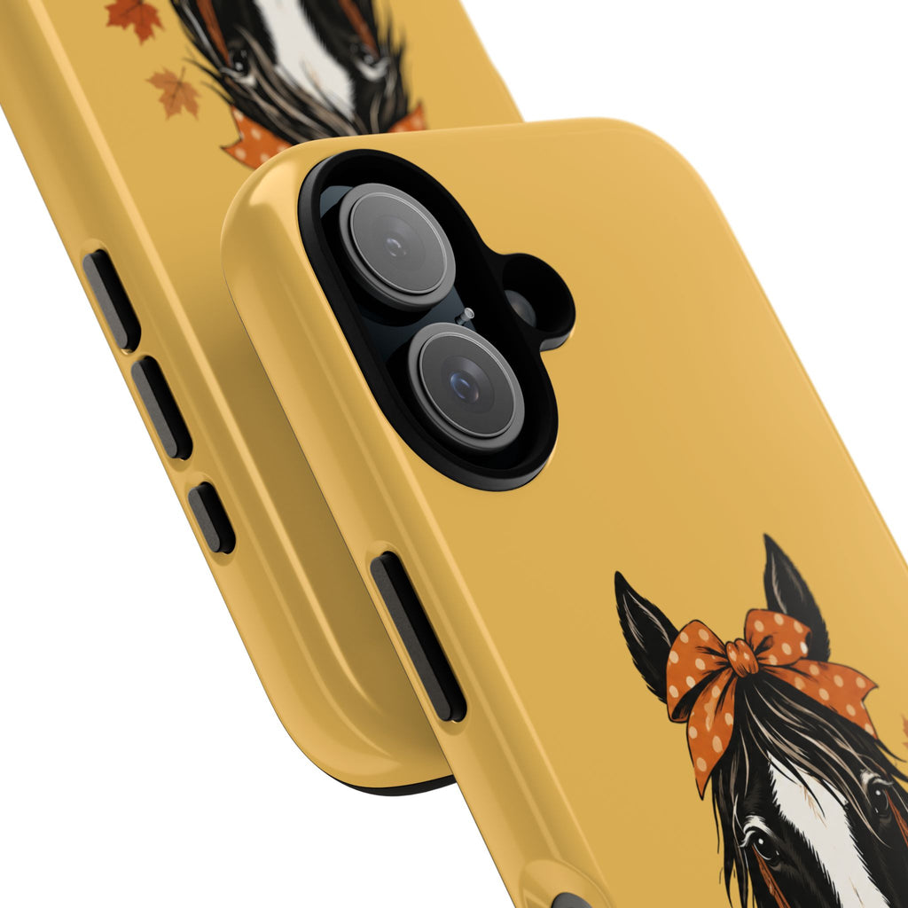 Autumn Horse Pumpkin Phone Case
