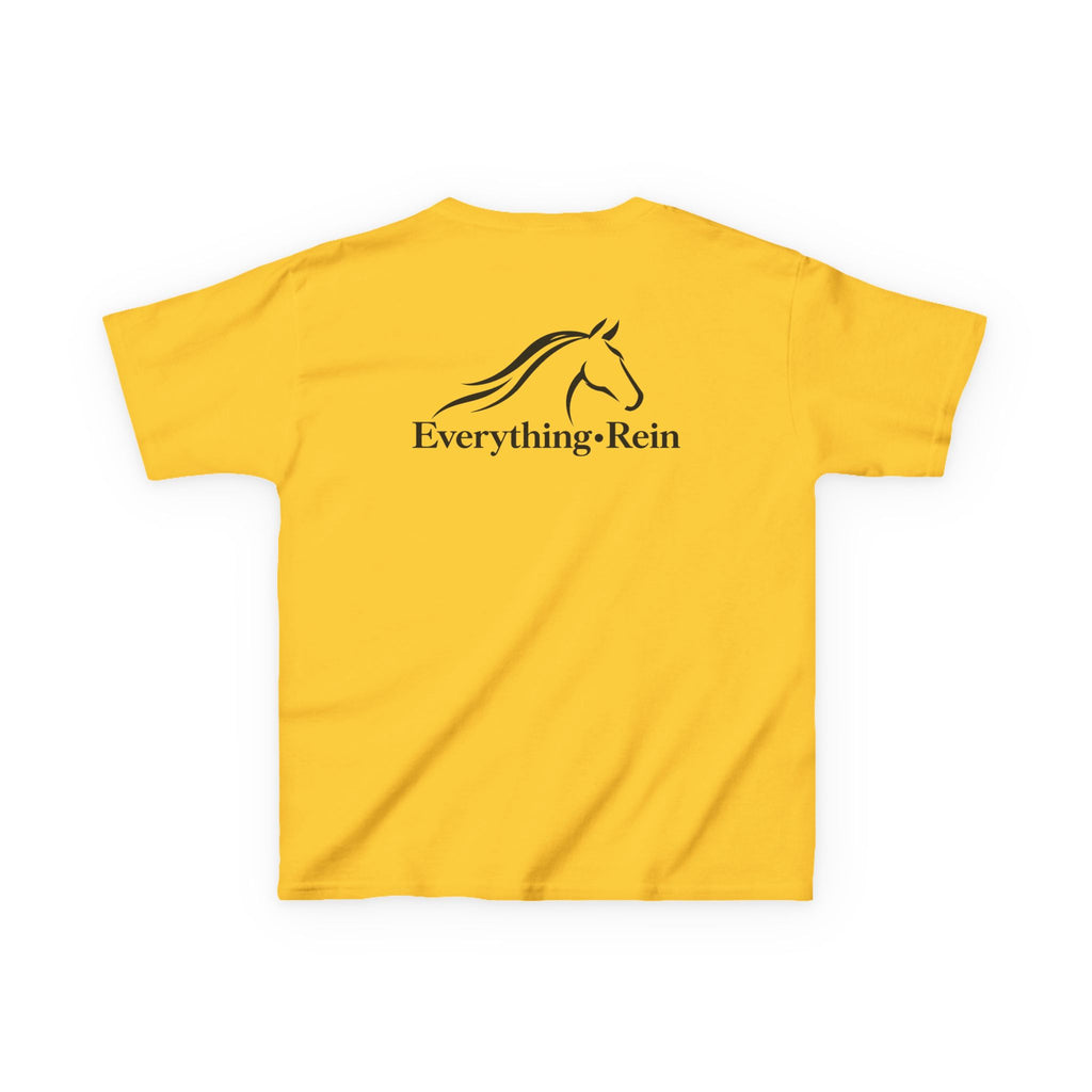 Everything Rein Horse Logo Kids T-Shirt | Minimal Equestrian Apparel