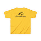 Everything Rein Horse Logo Kids T-Shirt | Minimal Equestrian Apparel