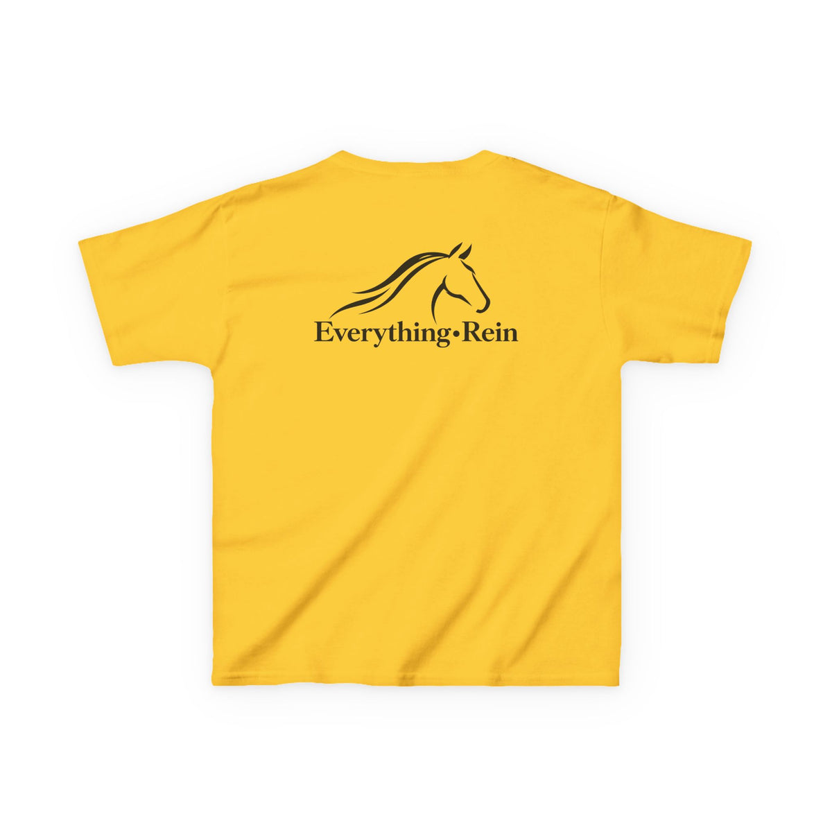 Everything Rein Horse Logo Kids T-Shirt | Minimal Equestrian Apparel