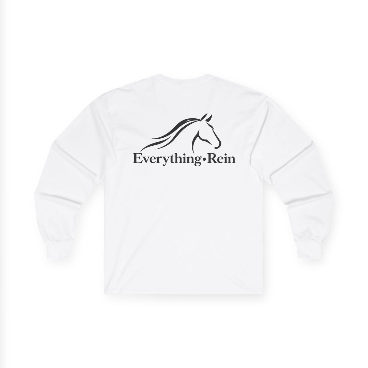 Horse Head logo Everything Rein Long Sleeve Tee | Equestrian Shirt